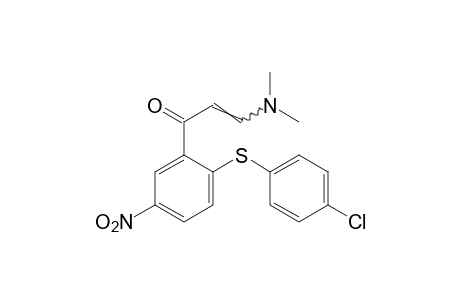 2'-[(p-chlorophenyl)thio]-3-(dimethylamino)-5'-nitroacrylophenone