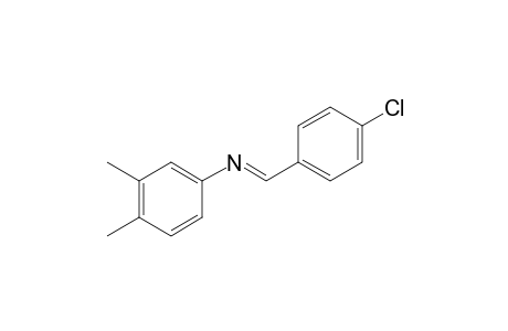 N-(p-chlorobenzylidene)-3,4-xylidine