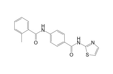 2-Methyl-N-(4-[(1,3-thiazol-2-ylamino)carbonyl]phenyl)benzamide