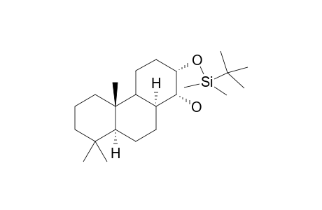 13.alpha.-t-Butyldimethylsilyloxy-8-epi-podocarpan-14.alpha.-ol