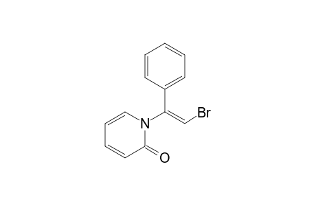 2(1H)-Pyridinone, 1-(2-bromo-1-phenylethenyl)-, (E)-