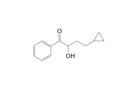 4-Cyclopropyl-2-hydroxy-1-phenylbutan-1-one