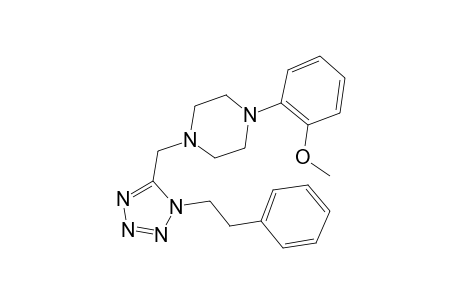 1-(2-Methoxyphenyl)-4-(1-phenethyl-1H-tetrazol-5-ylmethyl)piperazine