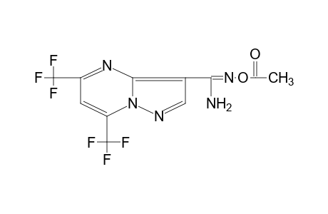 O-acetyl-5,7-bis(trifluoromethyl)pyrazolo[1,5-a]pyrimidine-3-carboxamidoxime