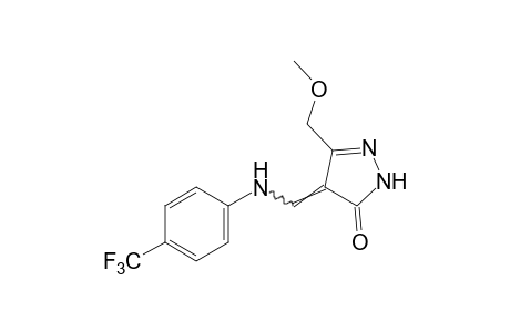 3-(METHOXYMETHYL)-4-[(alpha,alpha,alpha-TRIFLUORO-p-TOLUIDINO)METHYLENE]-2-PYRAZOLIN-5-ONE