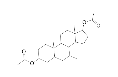 Androstane-3,17-diol, 7-methyl-, diacetate, (3.alpha.,5.alpha.,17.beta.)-