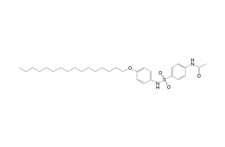 4'-{[p-(hexadecyloxy)phenyl]sulfamoyl}acetanilide