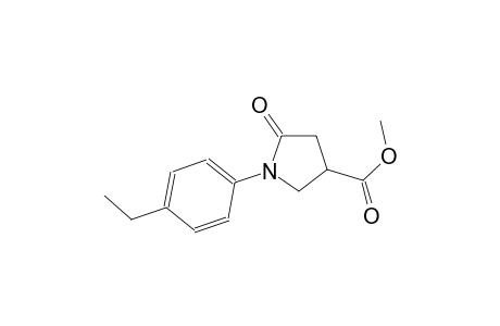 methyl 1-(4-ethylphenyl)-5-oxo-3-pyrrolidinecarboxylate