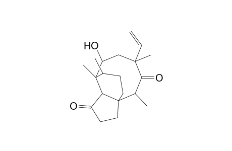 Tetracyclo[5.4.3.0(7,11)]tetradecan-2-ol-5,10-dione, 1,4,6,14-tetramethyl-4-vinyl-