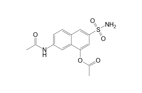 Acetamide, N-[8-(acetyloxy)-6-(aminosulfonyl)-2-naphthalenyl]-