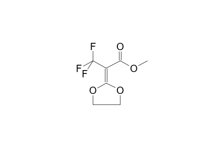 2-(ALPHA-CARBOMETHOXY-BETA,BETA,BETA-TRIFLUOROETHYLIDENE)-1,3-DIOXOLANE