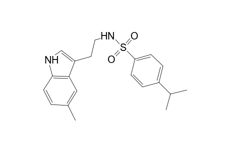 4-isopropyl-N-[2-(5-methyl-1H-indol-3-yl)ethyl]benzenesulfonamide