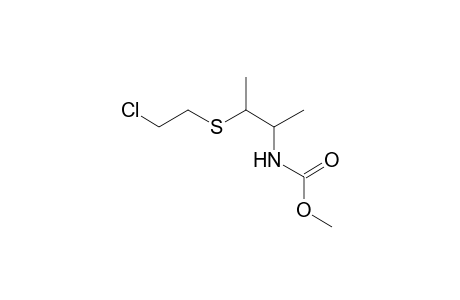 erythro-1,2-dimethyl-2-methoxycarbonylaminoethyl-2'-chloroethylsulfide