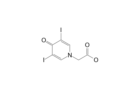 3,5-Diiodo-4-pyridone-1-acetic acid