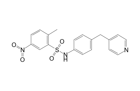 2-Methyl-5-nitro-N-[4-(4-pyridylmethyl)phenyl]benzenesulfonamide