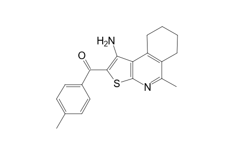 1-Amino-5-methyl-2-(p-toluoyl)-6,7,8,9-tetrahydrothieno[2,3-c]isoquinoline