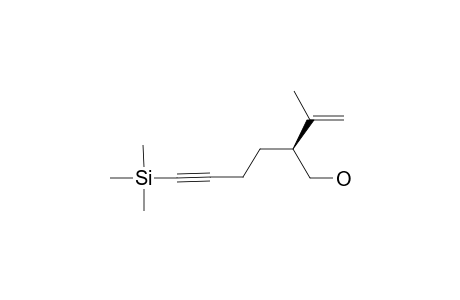 (R)-2-(1'-METHYLETHENYL)-6-TRIMETHYLSILYL-HEXYN-1-OL