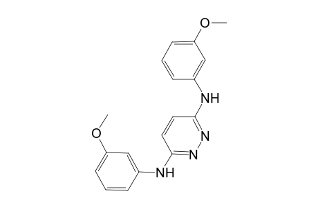 3-N,6-N-bis(3-methoxyphenyl)pyridazine-3,6-diamine