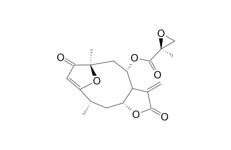(4S,6R,7S,8S,10R)-1-OXO-3,10-EPOXY-8-(2,3-EPOXYPROPANOYLOXY)-GERMACRA-2,11(13)-DIEN-6,12-OLIDE