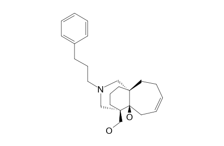 (1S*,7R*,8S*)-8-(HYDROXYMETHYL)-10-(3-PHENYLPROPYL)-10-AZATRICYCLO-[6.3.3.0(1,7)]-TETRADEC-3-EN-7-OL