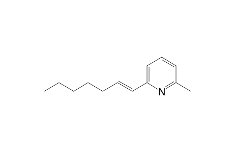 trans-2-Methyl-6-(hept-1-enyl)pyridine