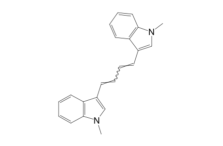 3,3'-(1,3-butadienylene)bis[1-methylindole]