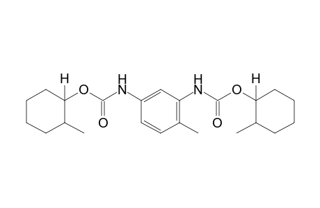 (4-methyl-m-phenylene)dicarbamic acid, bis(2-methylcyclohexyl)ester