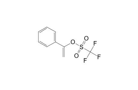 Methanesulfonic acid, trifluoro-, 1-phenylethenyl ester