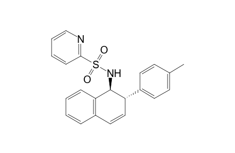 (1S*,2S*)-2-(4-Methylphenyl)-N-[(2'-pyridyl)sulfonyl]-1,2-dihydronaphthalen-1-amine