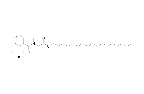 Sarcosine, N-(2-trifluoromethylbenzoyl)-, heptadecyl ester