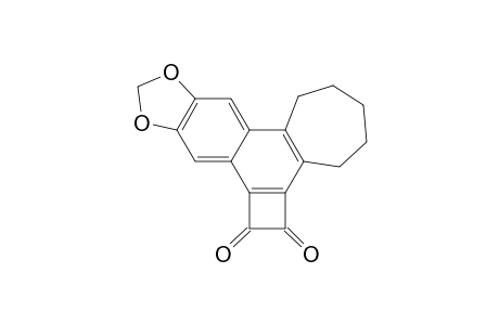 4,5,6,7-Tetrahydro-1H-cyclobuta[5,6]cyclohepta[7,8]naphtho[2,3-d][1,3]dioxole-1,2(3H)-dione