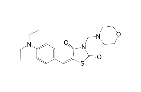 Thiazolidine-2,4-dione, 5-(4-diethylaminobenzylidene)-3-(morpholin-4-ylmethyl)-