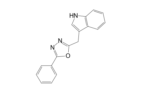 3-(5-Phenyl-1,3,4-oxadiazol-2-ylmethyl)indole