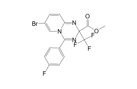 7-Bromo-4-(4-fluorophenyl)-2-(trifluoromethyl)-2-pyrido[1,2-a][1,3,5]triazinecarboxylic acid methyl ester