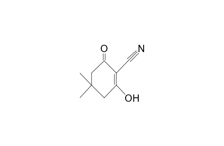 1-Cyclohexene-1-carbonitrile, 2-hydroxy-4,4-dimethyl-6-oxo-