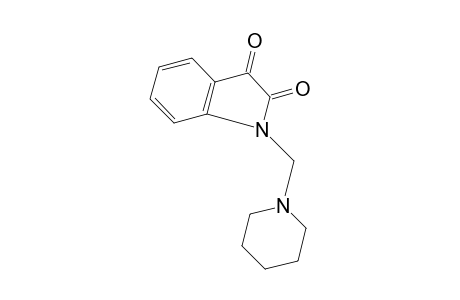 1-(1-piperidinylmethyl)isatin