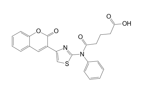 N-phenyl-N-[4-(2-chromon-3-yl)thiazol-2-yl]glutaric acid monoamide