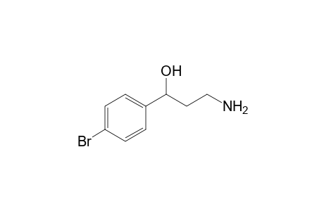 3-AMINO-1-(4'-BrOMOPHENYL)-PROPANOL