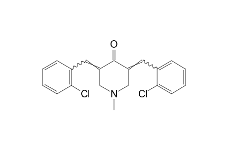 3,5-bis(o-chlorobenzylidene)-1-methyl-4-piperidone