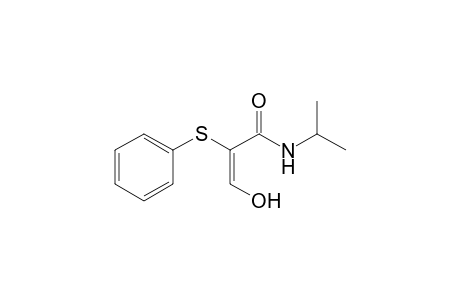 3-Hydroxy-N-i-propyl-2-(phenylsulfanyl)propenamide