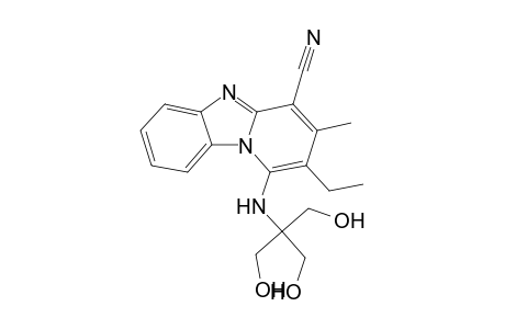 2-Ethyl-3-methyl-1-tris(hydroxymethyl)methylaminopyrido[1,2-a]benzimidazole-4-carbonitrile