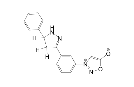 3-[3'-(4'',5''-Dihydro-5"-phenyl-1H-pyrazol-3"-yl)phenyl]-Sydnone