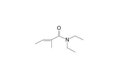 2-Butenamide, N,N-diethyl-2-methyl-, (E)-