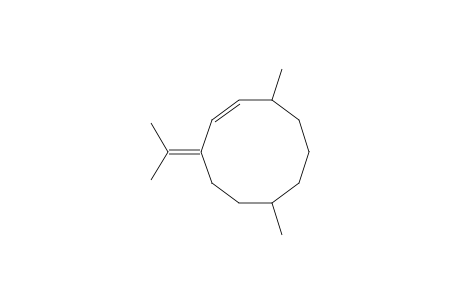 6,10-Dimethyl-3-(1-methylethylidene)-1-cyclodecene