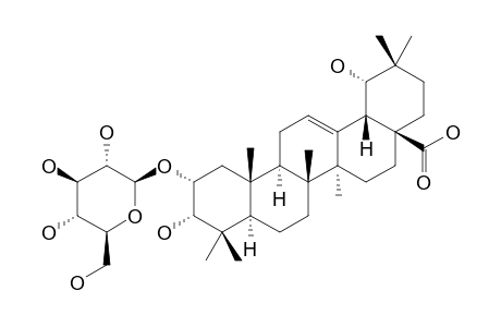 2-O-BETA-D-GLUCOPYRANOSYLOXY-3-ALPHA,19-ALPHA-DIHYDROXY-OLEANOLIC-ACID