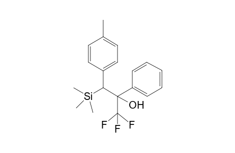 1-Phenyl-1-(trifluoromethyl)-2-(trimethylsilyl)-2-(p-methylphenyl)ethanol