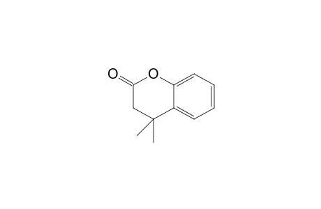 2H-1-Benzopyran-2-one, 3,4-dihydro-4,4-dimethyl-