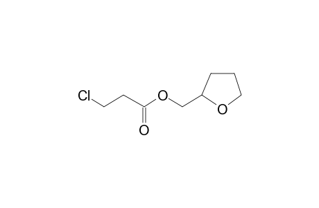 3-Chloropropionic acid, 2-tetrahydrofurylmethyl ester