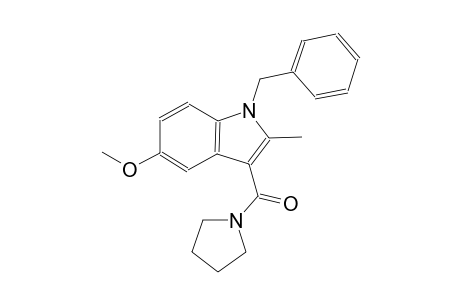 1-benzyl-5-methoxy-2-methyl-3-(1-pyrrolidinylcarbonyl)-1H-indole