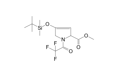 2H-Pyrrole-2-carboxylic acid, 1,5-dihydro-4-(tert-butyldimethylsilyl)oxy-1-trifluoroacetyl-, methyl ester